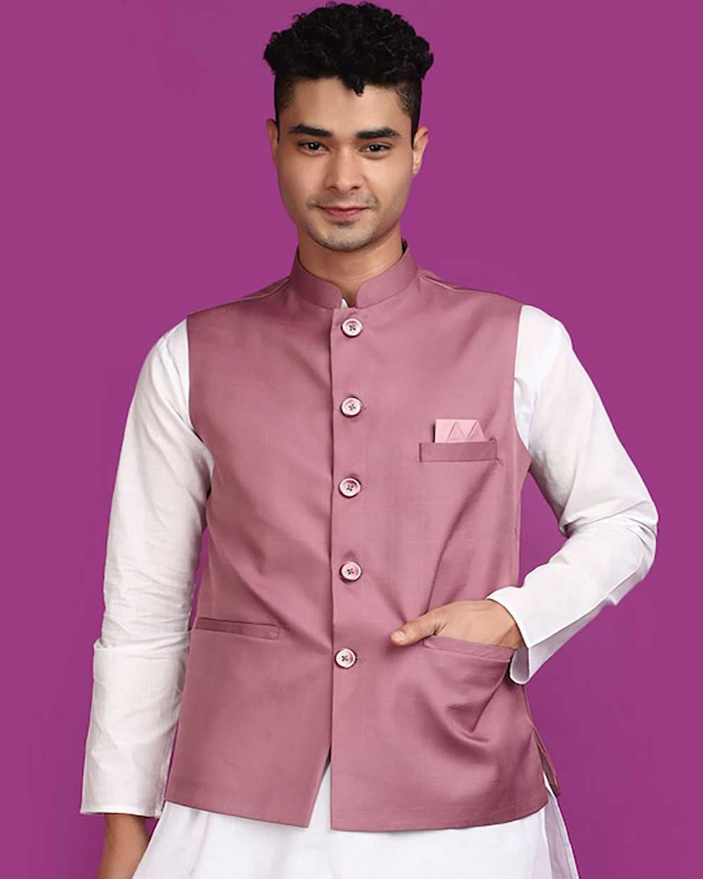 V-Mart Mandarin Collar Nehru Jacket