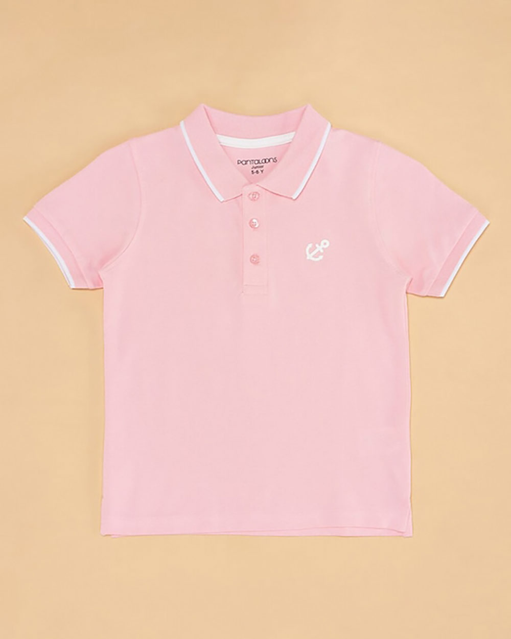 Pantaloons Junior Boys Polo Collar Cotton T-shirt